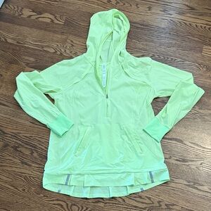 Lululemon Neon Yellow/Lime Green Hooded Pullover